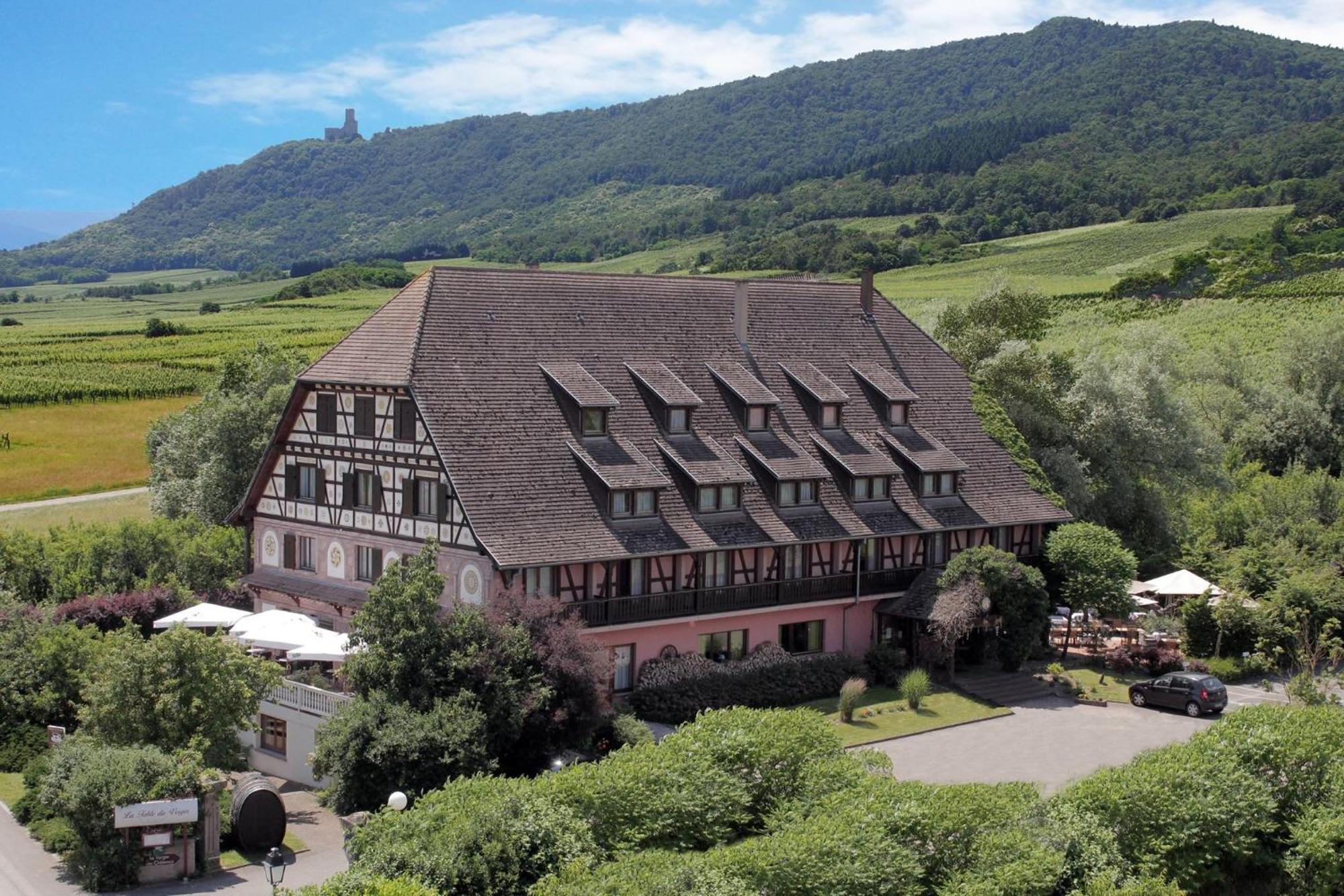 Hotel Restaurant Verger Des Chateaux, Route Des Vins Haut-Koenigsbourg Dieffenthal Eksteriør billede