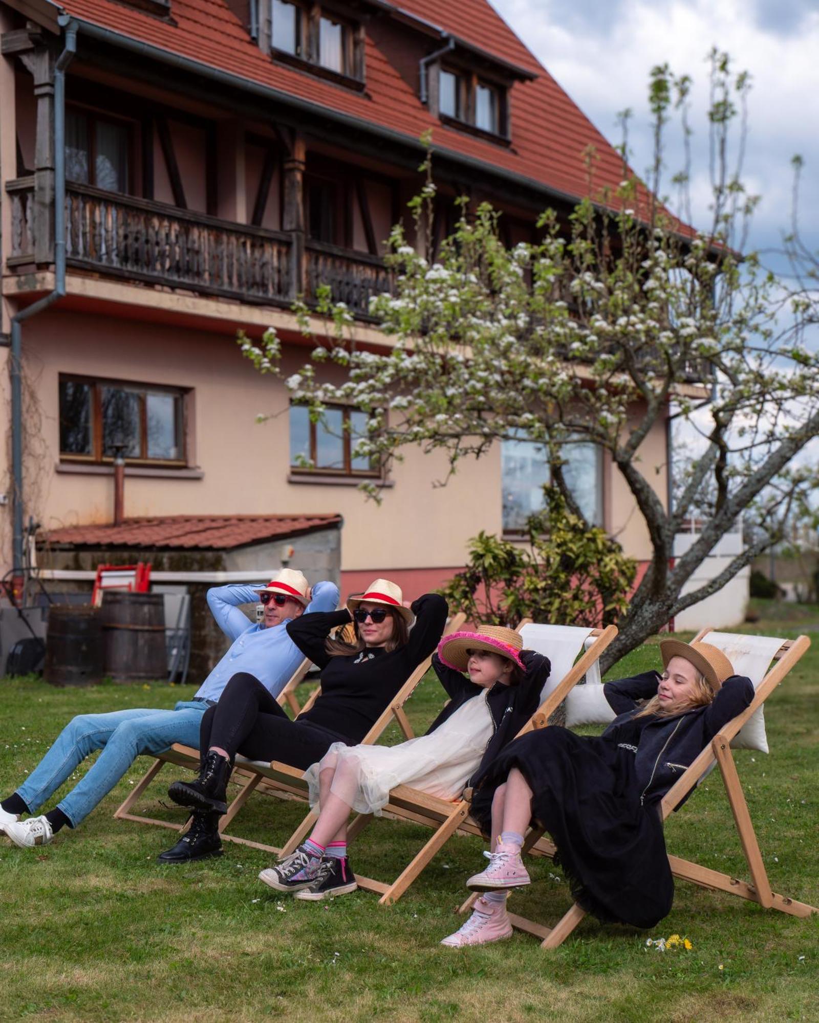 Hotel Restaurant Verger Des Chateaux, Route Des Vins Haut-Koenigsbourg Dieffenthal Eksteriør billede