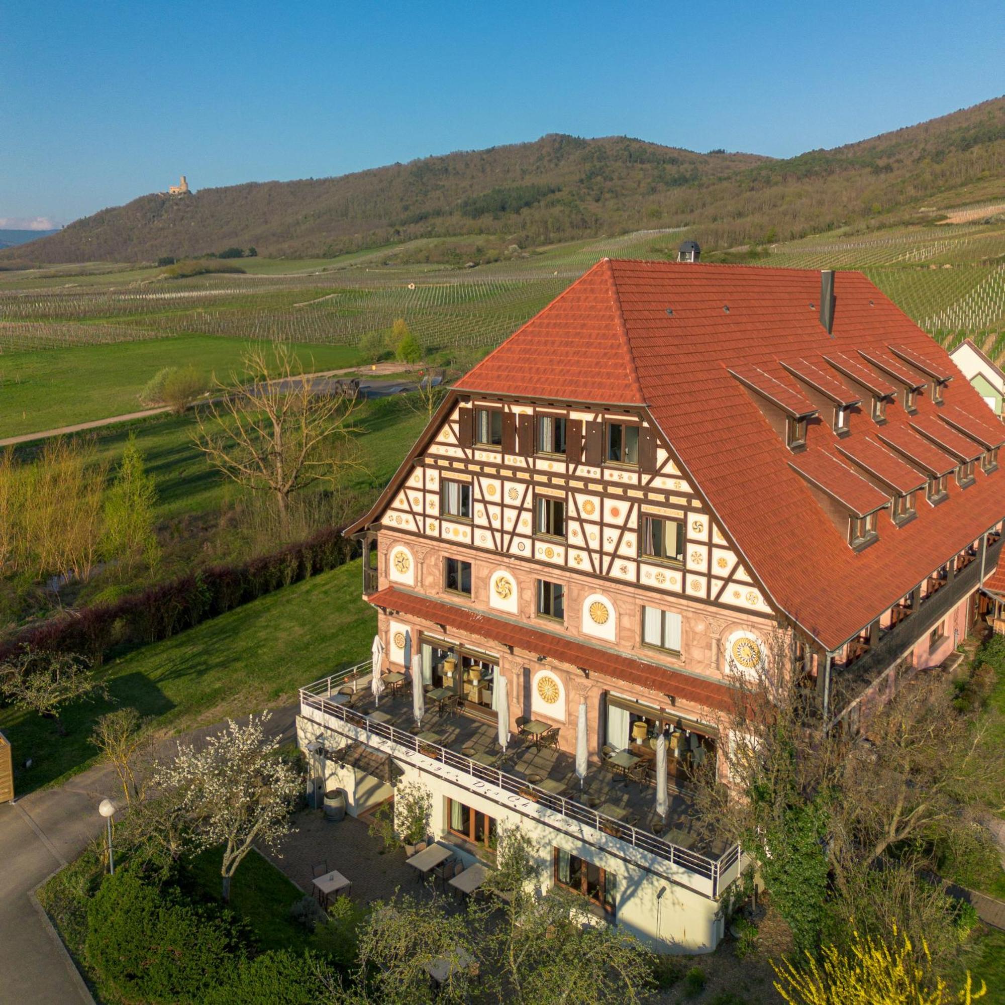 Hotel Restaurant Verger Des Chateaux, Route Des Vins Haut-Koenigsbourg Dieffenthal Eksteriør billede